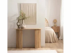 Sale Consola de Madera Natural 74 x 110- Trena Consola