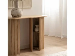 Sale Consola de Madera Natural 74 x 110- Trena Consola