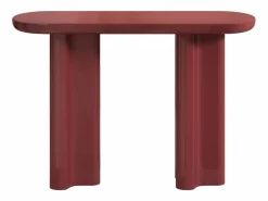 Clearance Consola de MDF - Burdeos lacado - LESONA Colección Rouge Passion|Consola