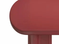 Clearance Consola de MDF - Burdeos lacado - LESONA Colección Rouge Passion|Consola