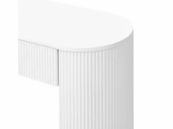 ModernLuxe Consola mesa 120x33x76cm - con 2 cajones - Esquinas redondeadas - MDF -