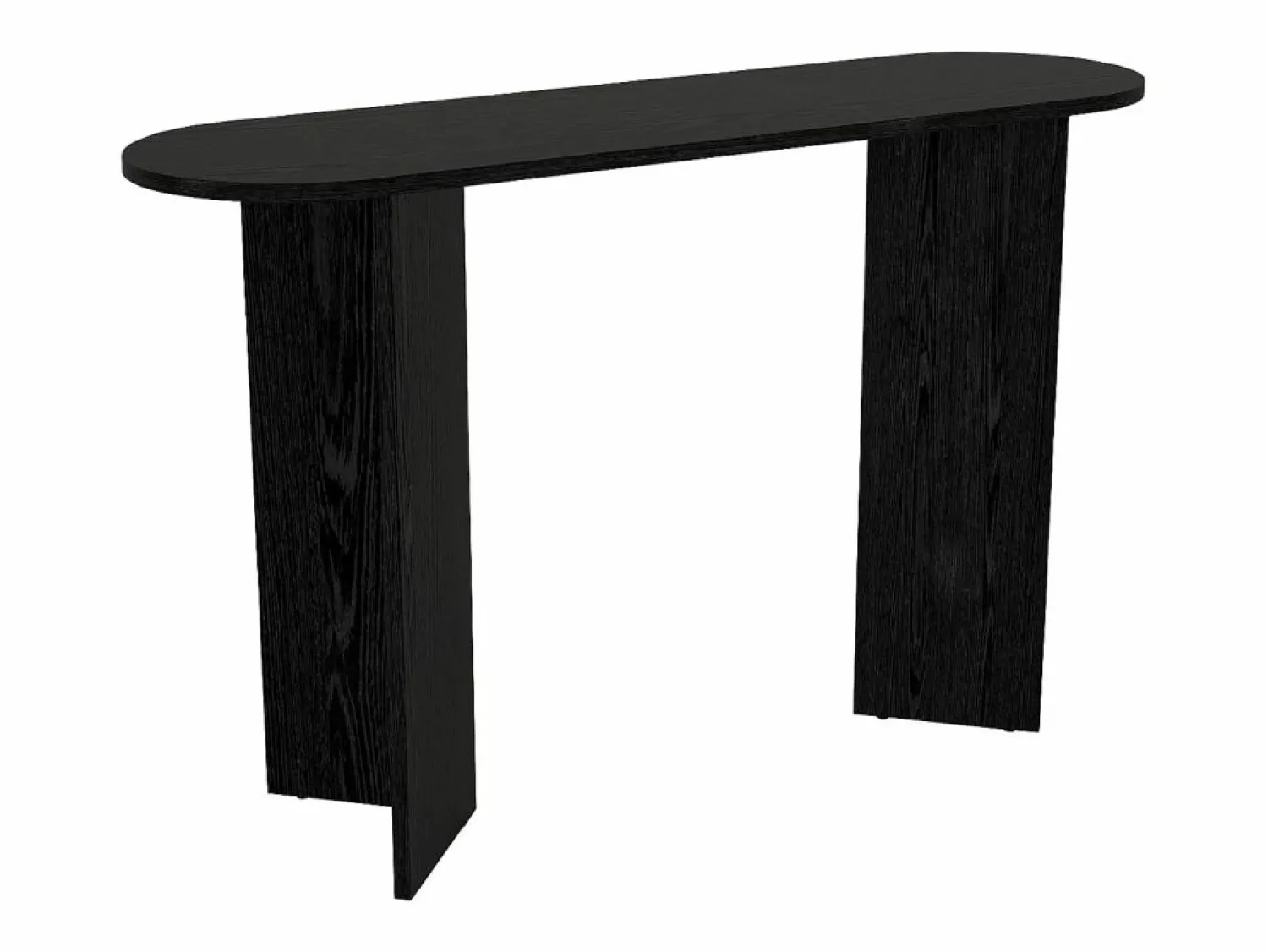 Hot Vente-unique Consola ovalada de diseño - Color: - TOPANIA Negro