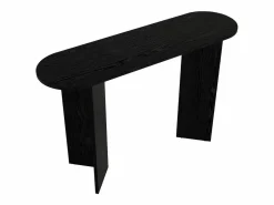 Hot Vente-unique Consola ovalada de diseño - Color: - TOPANIA Negro