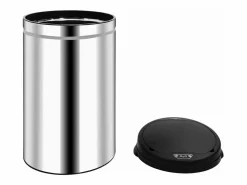 Helloshop26 Contenedor automático con sensor de acero inoxidable de 40 litros 02_0006078