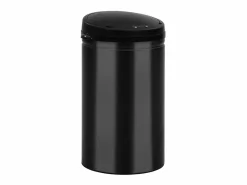 Discount Helloshop26 Contenedor automático con sensor de 40 litros acero al carbono negro 02_0006033 Gris