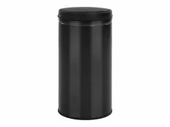Helloshop26 Contenedor automático con sensor de 60 litros acero al carbono negro 02_0006038