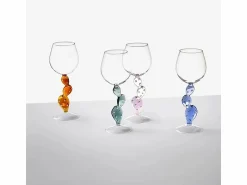 Hot Copa de vidrio borosilicato, Cactus, verde agua 350 ml, Desert Plants Vaso