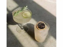 Coppa - Juego de 4 copas de cóctel y vino aromático de 25 cl, diseño elegante - Zafferano, fabricadas en Italia