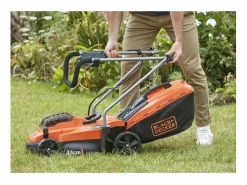 Cortacésped inalámbrico BLACK + DECKER 33cm LITHIUM 18V - 2,5Ah - BCMW3318N-XJ Naranja
