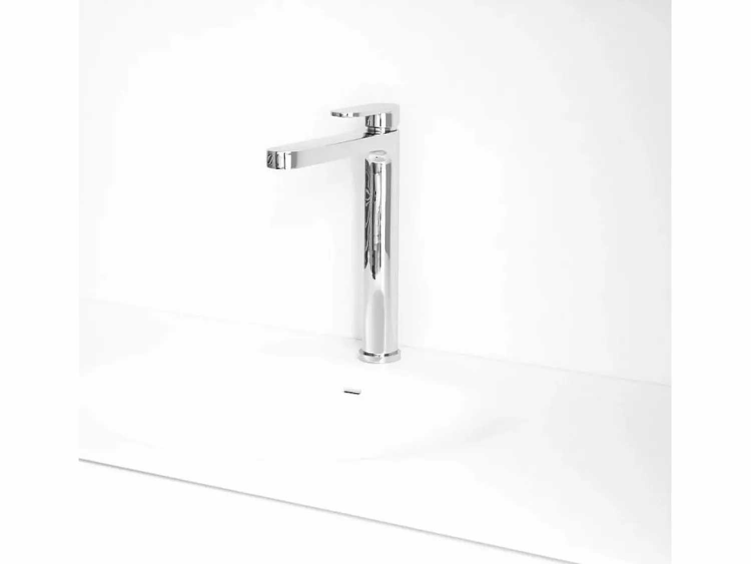 Outlet Cortes Grifo mezclador alto para lavabo cromado Grifo