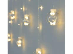 Sale Ledkia Cortina Bolas Colgantes LED 3.6W 2.5m 3000K Blanco Cálido Transparente