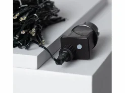 Best Ledkia Cortina de Guirnaldas LED 3m Short Negro 3000K Cálido Blanco