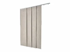 Online Cortina de Paneles SucceBuy Verticales en Carril 116-218 cm de Ancho, Paneles Japoneses Ajustables hasta 243 cm de Alto, Ideal para Puertas Correderas Marru00f3n