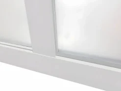 Sale Vente-unique Cristalera atelier aluminio termolacado 180x105 BAYVIEW Blanco