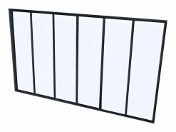 Clearance Cristalera atelier BAYVIEW aluminio 180x105 Cristalera Interior