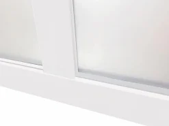 Outlet Vente-unique Cristalera atelier de aluminio termolacado - 210x105 cm - - BAYVIEW Blanco
