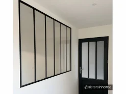Best Vente-unique Cristalera BAYVIEW aluminio termolacado 180x130 Negro