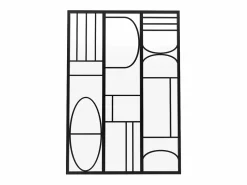 Vente-unique Cristalera de estilo art déco de aluminio termolacado 90x130 cm COUBARTA