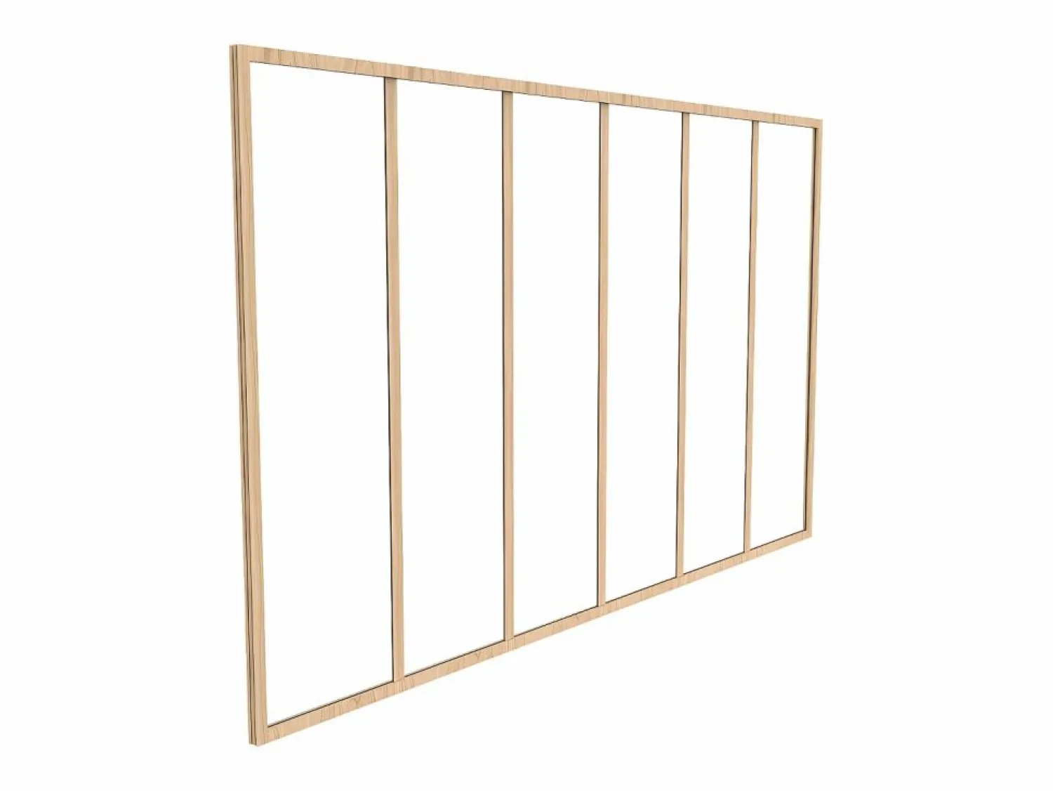 Vente-unique Cristalera tipo taller de aluminio termolacado 180x105 cm BAYVIEW