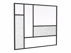 New cristalera tipo taller de diseño en aluminio lacado - L150 x H130 - FAIRVIEW Cristalera Interior