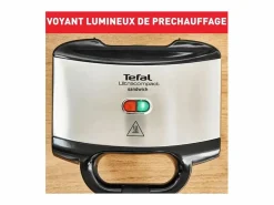 Online Croque-monsieur SM155212 ultracompacto 700W acero inoxidable antiadherente con mango termorresistente y bloqueo de seguridad Pequeño Electrodoméstico