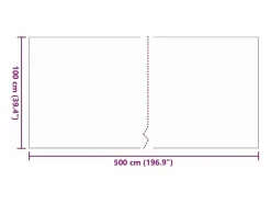 Césped artificial 5 x 1 m Polipropileno Césped Artificial