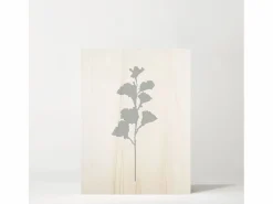 DECOWOOD Cuadro de madera Blue Plant I