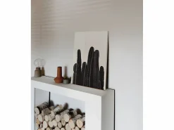 Hot DECOWOOD Cuadro de madera Cactus Multicolor