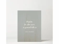 DECOWOOD Cuadro de madera Paris Good Idea Multicolor