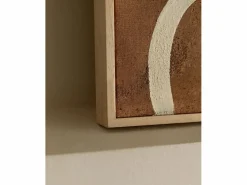 Outlet Cuadro decorativo sobre lienzo de algodón pintado artesanalmente con pintura al oleo sin marco de 80x100cm - SILVANA - Cuadro