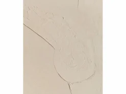 DECOWOOD Cuadro decorativo sobre lienzo de algodón con marco de madera marrón oscuro pintado artesanalmente con pintura al oleo de 100x150cm - LEO -
