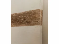 DECOWOOD Cuadro decorativo sobre lienzo de algodón con marco de madera negro pintado artesanalmente con pintura al oleo de 100x150cm - BRISA -