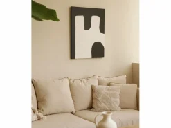 Sale Cuadro decorativo sobre lienzo de algodón pintado artesanalmente con pintura al oleo sin marco de 60x80cm - KIKA - Cuadro