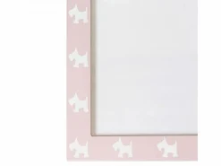 Best Cuadros Set de 4 infantiles MDF 22x16cm/38x40cm Rosa