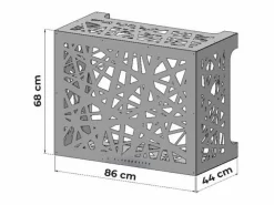 Sale Cubierta de aire acondicionado de aluminio ARTIST M L86 x P44 x H68 cm Aire Acondicionado, Ventilación