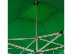 Best Decor Space Cubierta de techo impermeable verde de 3 x 3 pulgadas para reemplazo de gazebo plegable Blanco