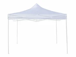 Sale Decor Space Cubierta de techo impermeable blanca de 3 x 3 pulgadas para reemplazo de gazebo plegable Blanco