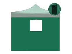 Best Cubierta lateral impermeable de 3x2m con ventana para cenador retráctil de 3x3m Verde