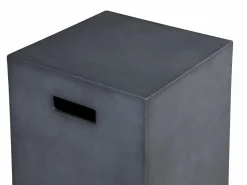 Vente-unique Cubierta rectangular antracita para bombona de gas en MGO - SEROZA