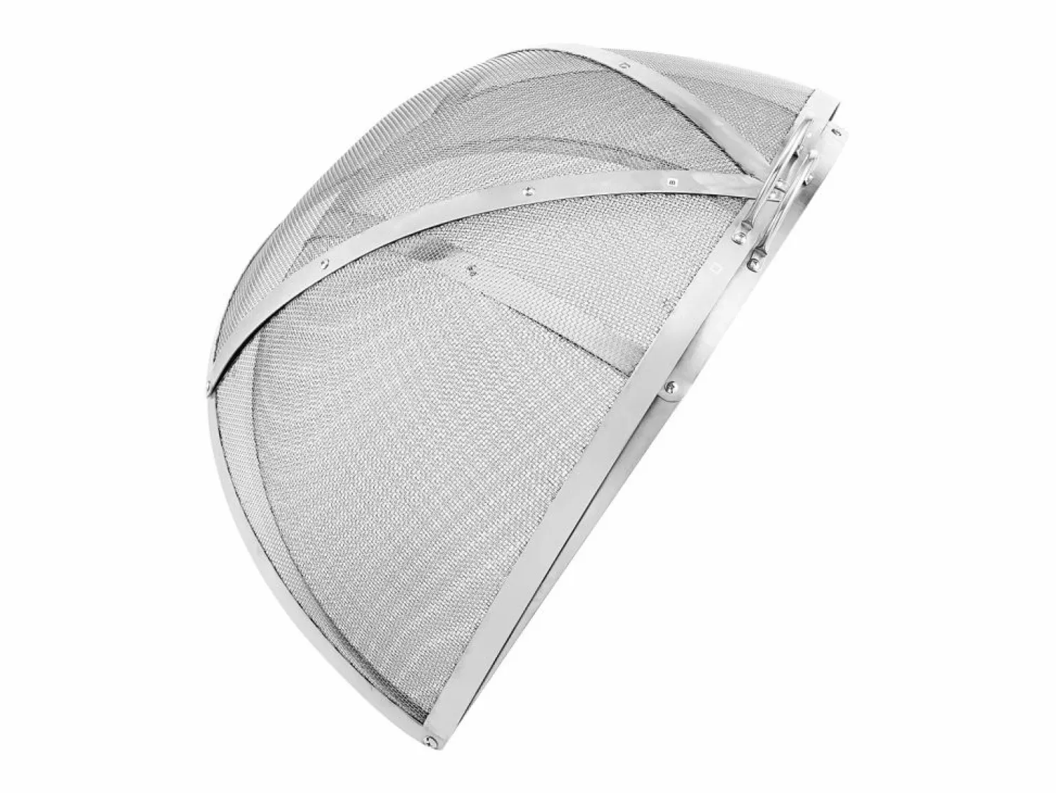 Outlet Cubierta SucceBuy de Protección Antichispas para Hogar Redondo de Leña de 76.2cm en Acero Inoxidable, Accesorios Redondos para Anillo de Hogar al Aire Libre Plateado
