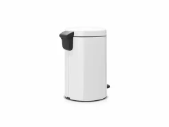 Outlet Brabantia Cubo de Basura con Pedal Newicon 12L con Tapa Silenciosa y Antiodor Blanco