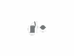 Outlet Brabantia Cubo de Basura con Pedal Newicon 12L con Tapa Silenciosa y Antiodor Blanco