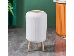 Outlet Cubo de basura de baño de apertura a presión 9L LIMO Accesorios De Wc