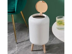 Outlet Cubo de basura de baño de apertura a presión 9L LIMO Accesorios De Wc