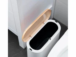 Clearance Kitchen Move Cubo de basura de baño de apertura a presión 10L ALDO Color natural claro