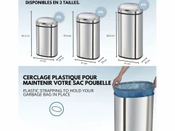 Hot Cubo de basura de cocina automático 68L MAJESTIC Cubo De Basura Para Cocina
