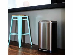 Sale Kitchen Move Cubo de basura de cocina de pedal 40L GREENWICH Plateado