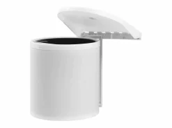 Outlet Helloshop26 Cubo de basura de cocina integrado de plástico de 8 litros 02_0006083 Blanco