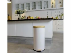 Discount Cubo de basura de cocina de pedal 30L FOREST Cubo De Basura Para Cocina
