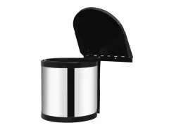Helloshop26 Cubo de basura de cocina integrado de acero inoxidable 8 litros 02_0006084